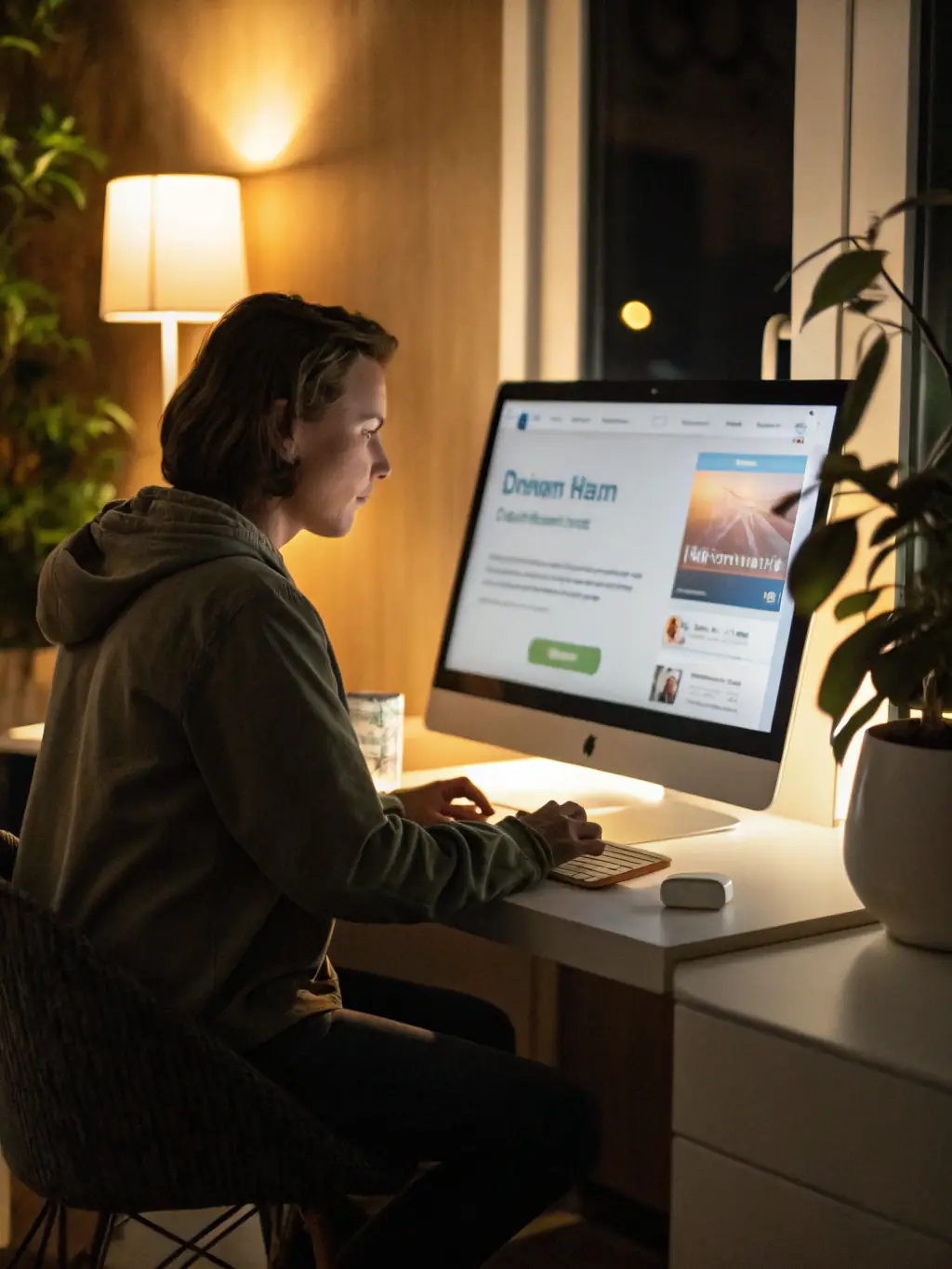 A person making a secure online donation to support LA POULE NOIRE's conservation efforts, emphasizing financial contributions.